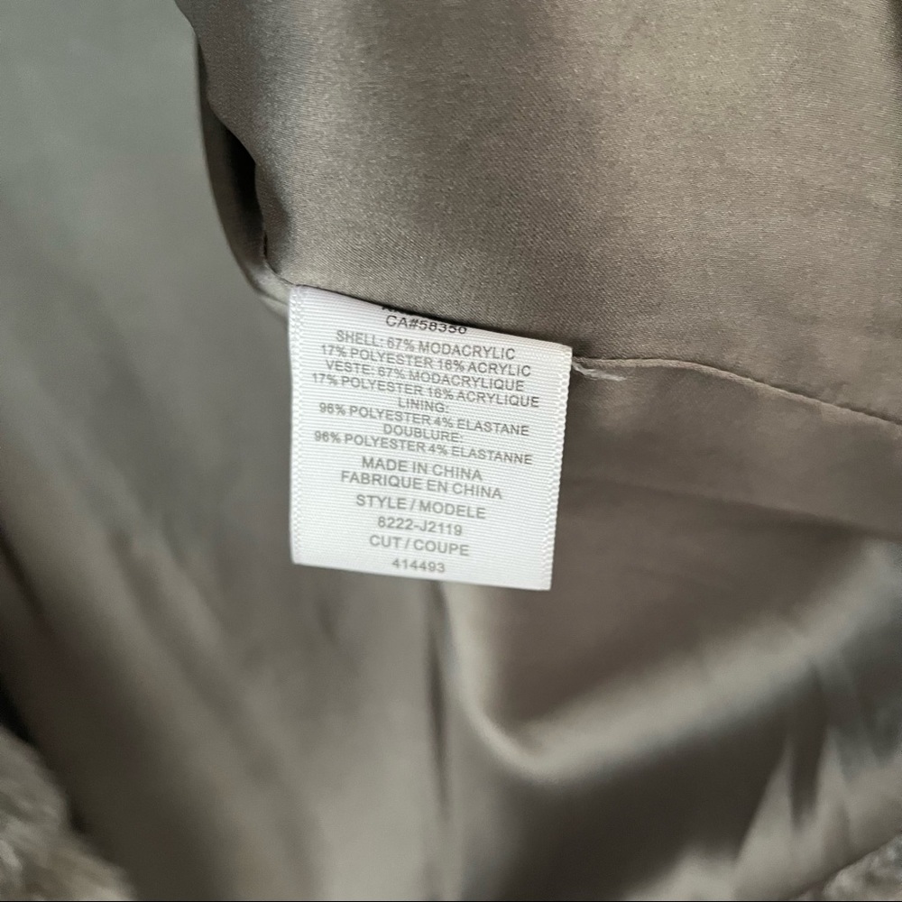 JOIE Andrina Y2K Faux Fur Open Vest Cardigan - Picture 6 of 10